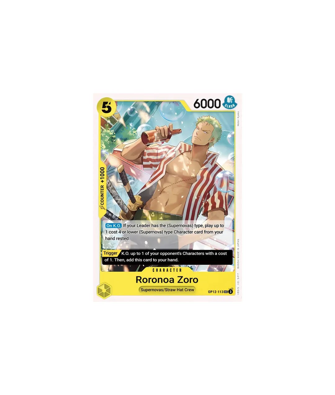 OPTCG_OP12-113_Roronoa Zoro