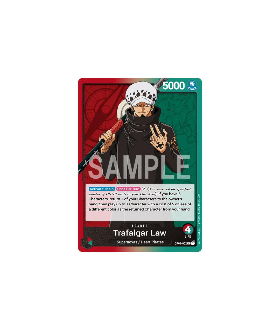 Trafalgar Law - OP01-002
