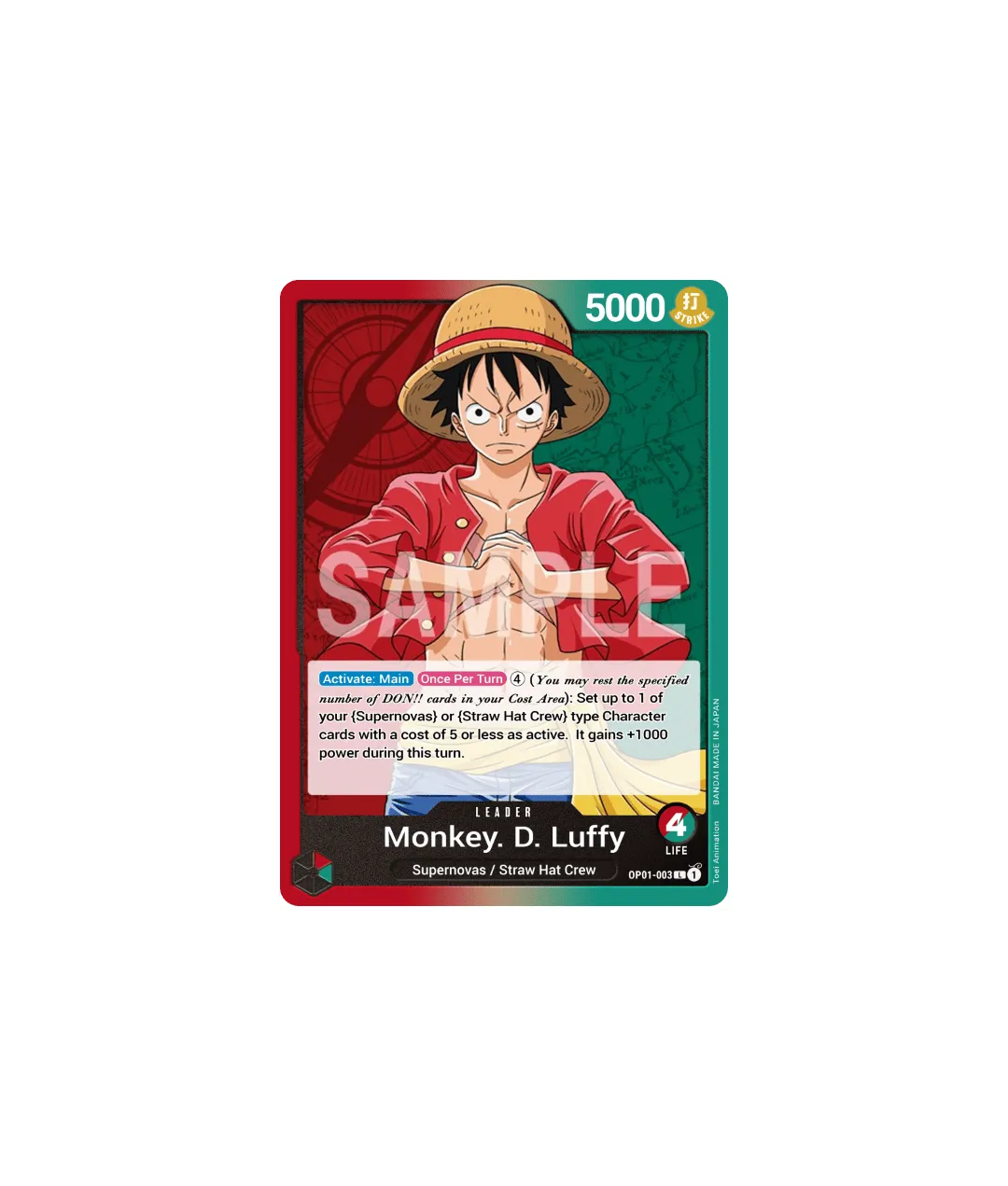 Monkey. D. Luffy - OP01-003