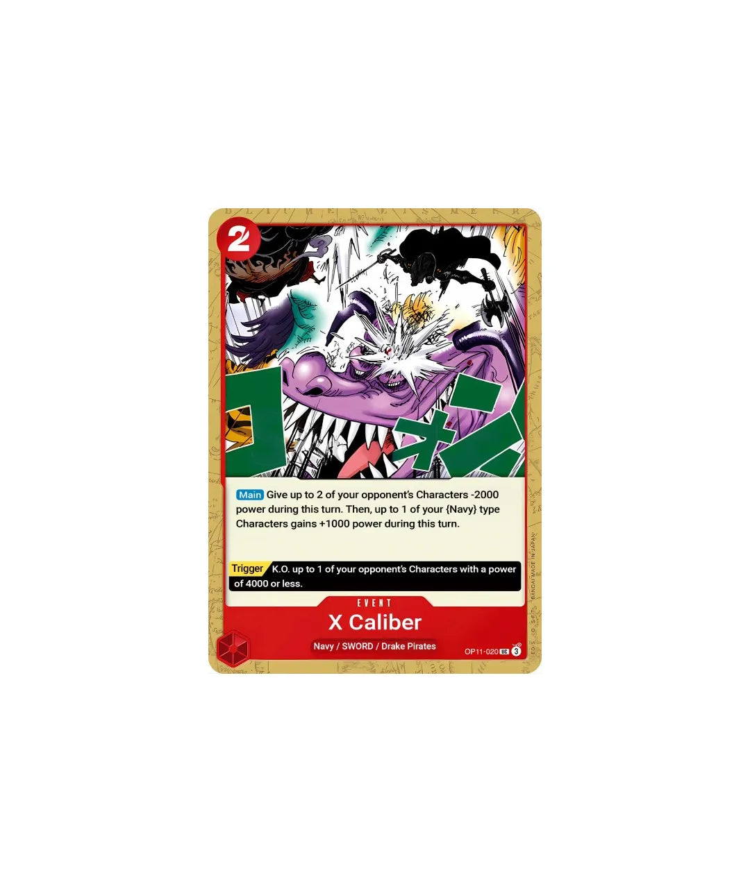 OPTCG_OP11-020_X Caliber