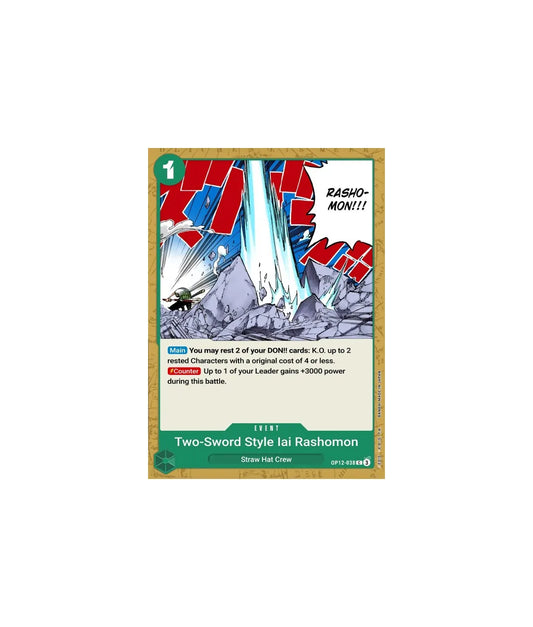 OPTCG_OP12-038_Two-Sword Style Iai Rashomon