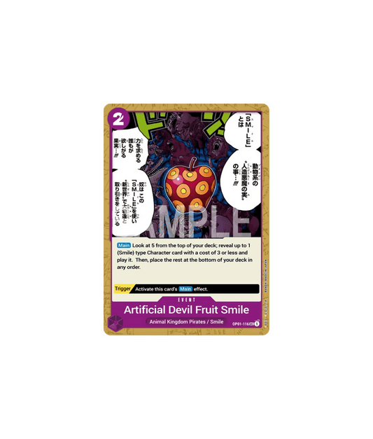 Artificial Devil Fruit Smile - OP01 - 116 - Hold My Cards