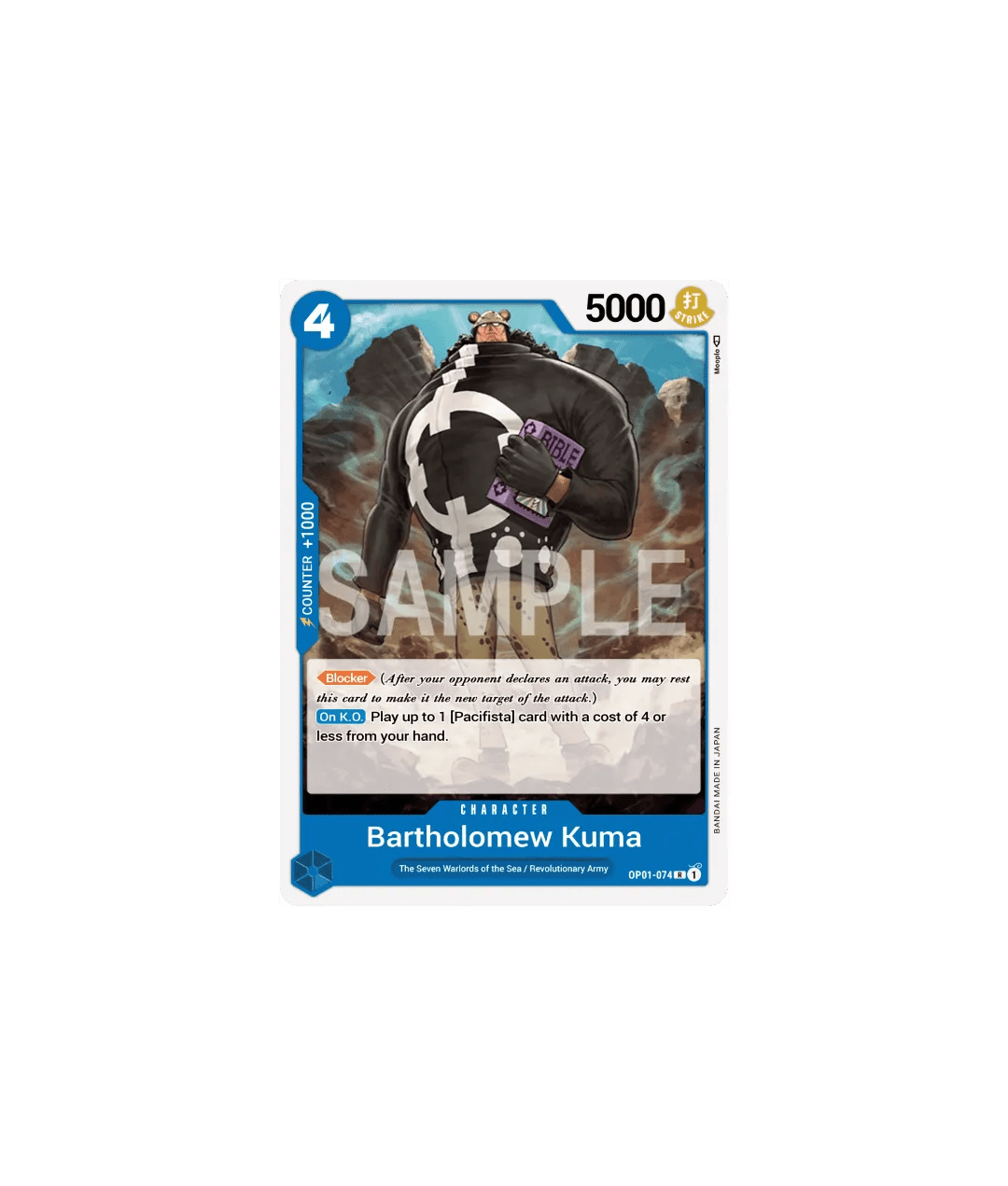 Bartholomew Kuma - OP01 - 074 - Hold My Cards