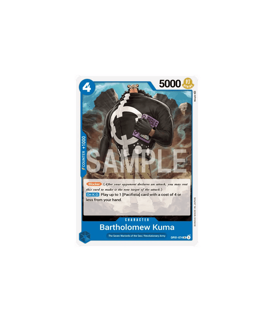 Bartholomew Kuma - OP01 - 074 - Hold My Cards