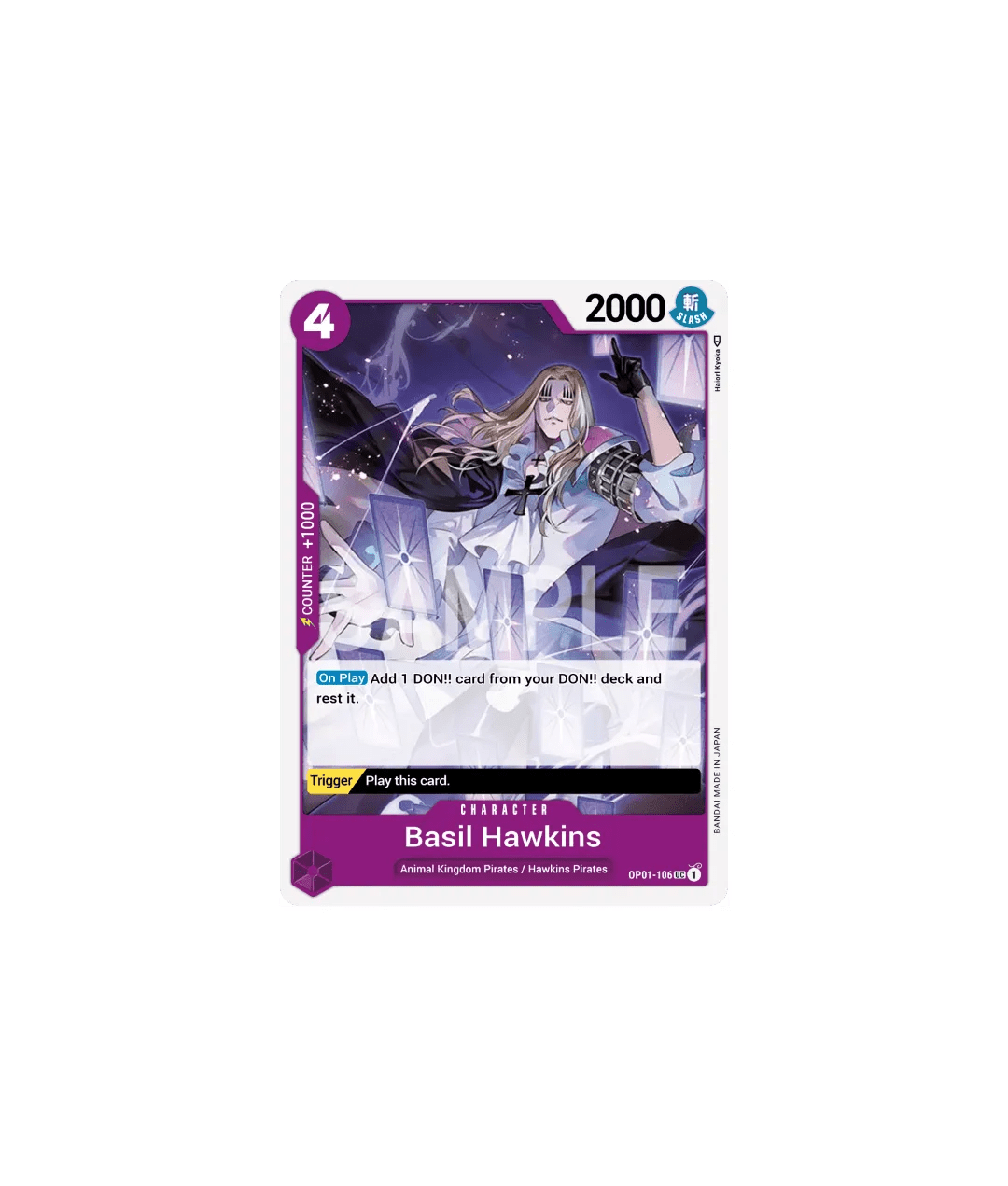 Basil Hawkins - OP01 - 106 - Hold My Cards