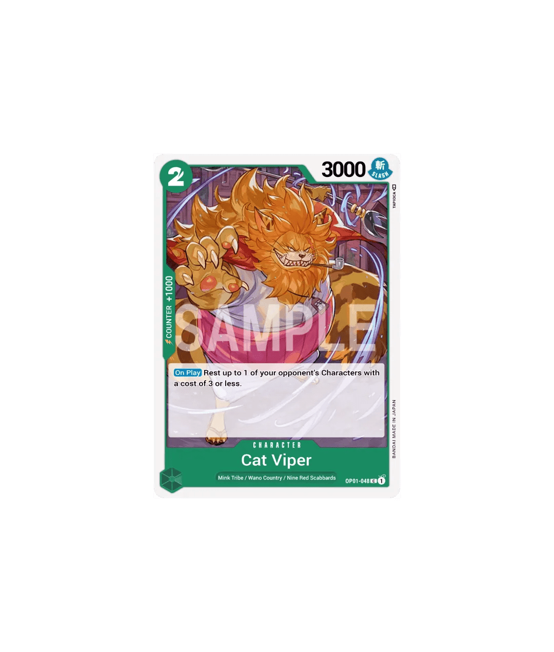 Cat Viper - OP01 - 048 - Hold My Cards