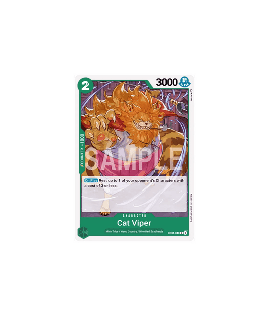 Cat Viper - OP01 - 048 - Hold My Cards