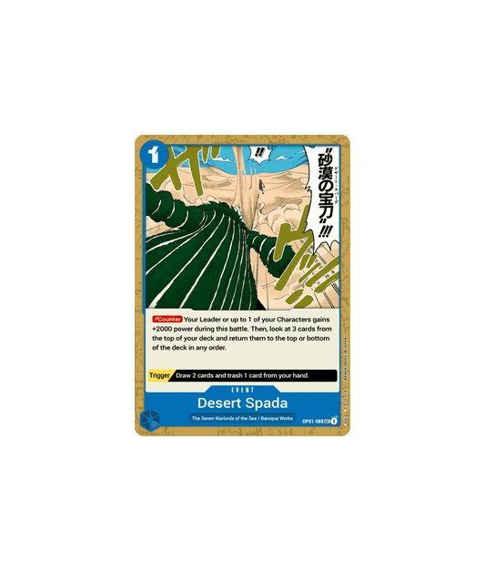 Desert Spada - OP01 - 088 - Hold My Cards