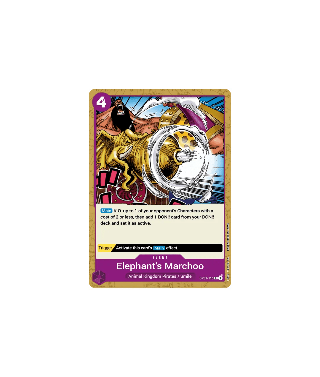 Elephant's Marchoo - OP01 - 115 - Hold My Cards