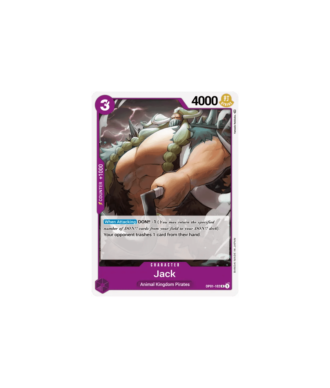 Jack - OP01 - 102 - Hold My Cards