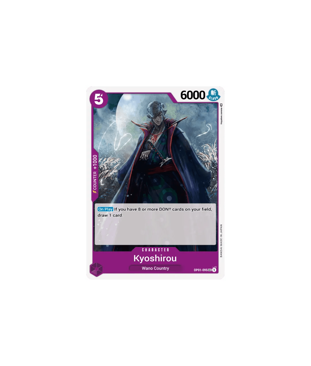 Kyoshirou - OP01 - 095 - Hold My Cards