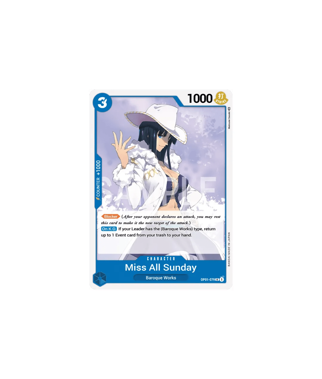 Miss All Sunday - OP01 - 079 - Hold My Cards