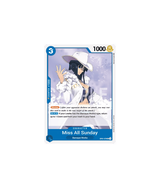 Miss All Sunday - OP01 - 079 - Hold My Cards