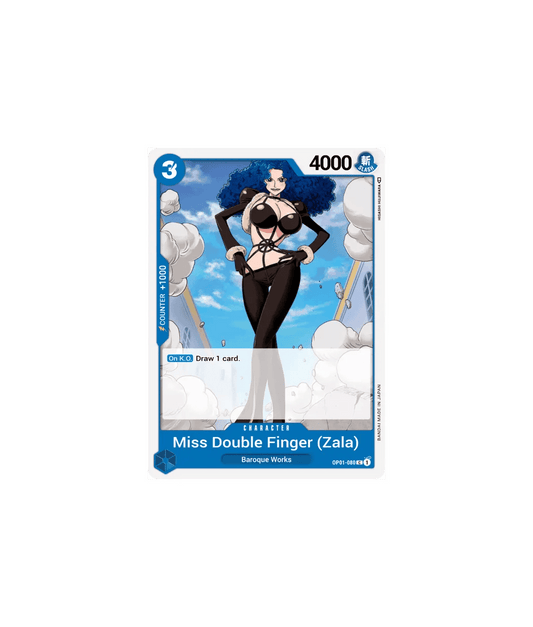 Miss Double Finger (Zala) - OP01 - 080 - Hold My Cards