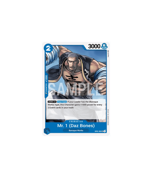 Mr. 1 (Daz Bones) - OP01 - 083 - Hold My Cards