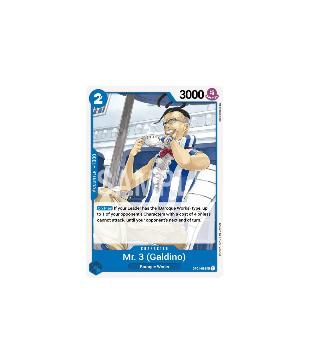 Mr. 3 (Galdino) - OP01 - 085 - Hold My Cards