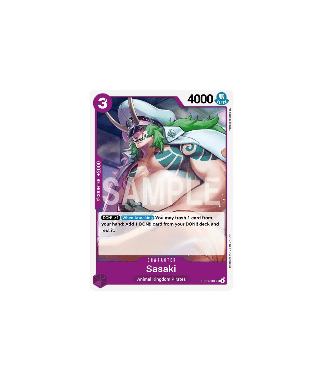 Sasaki - OP01 - 101 - Hold My Cards