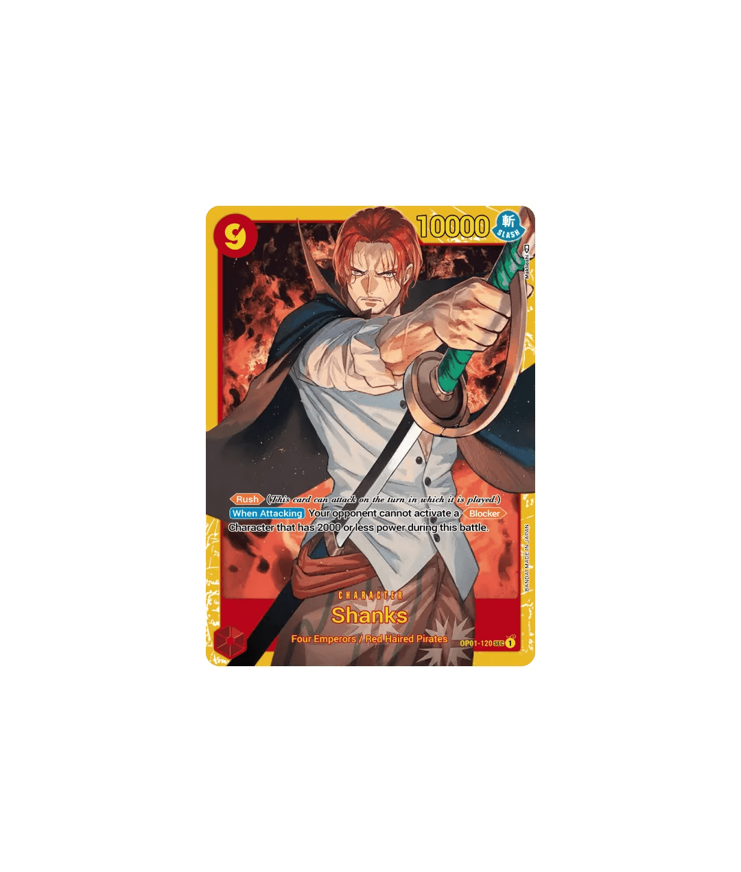 Shanks - OP01 - 120 - Hold My Cards