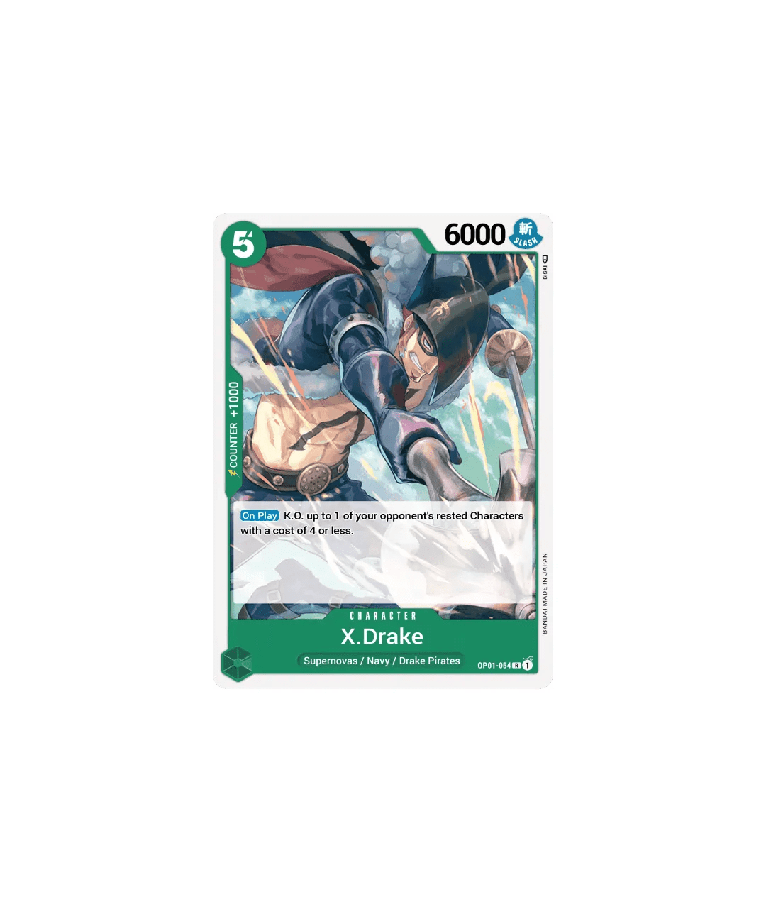 X.Drake - OP01 - 054 - Hold My Cards