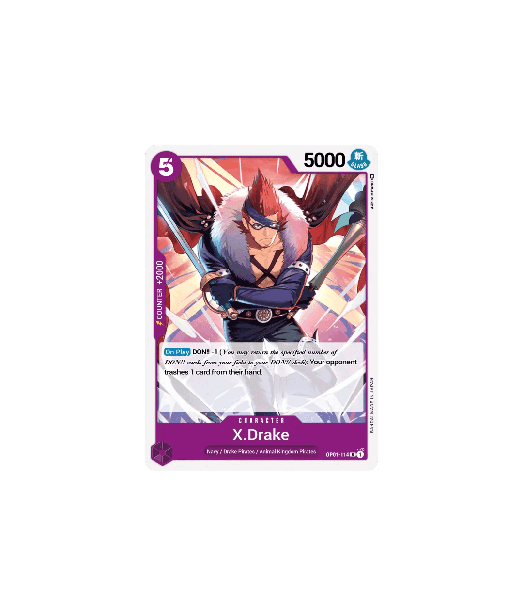 X.Drake - OP01 - 114 - Hold My Cards